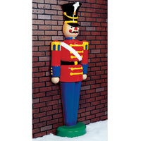 Half Flat Toy Soldier - Fiberglass, 6'3"