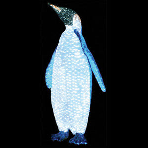 Acrylic Penguins LED Cool White