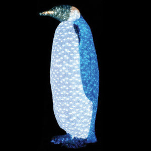 Acrylic Penguins LED Cool White