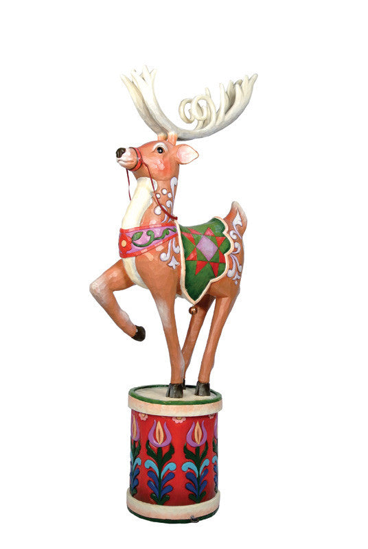 Reindeer on Drum