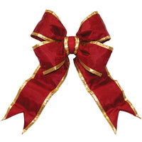Red Structural Bow With Gold Trim